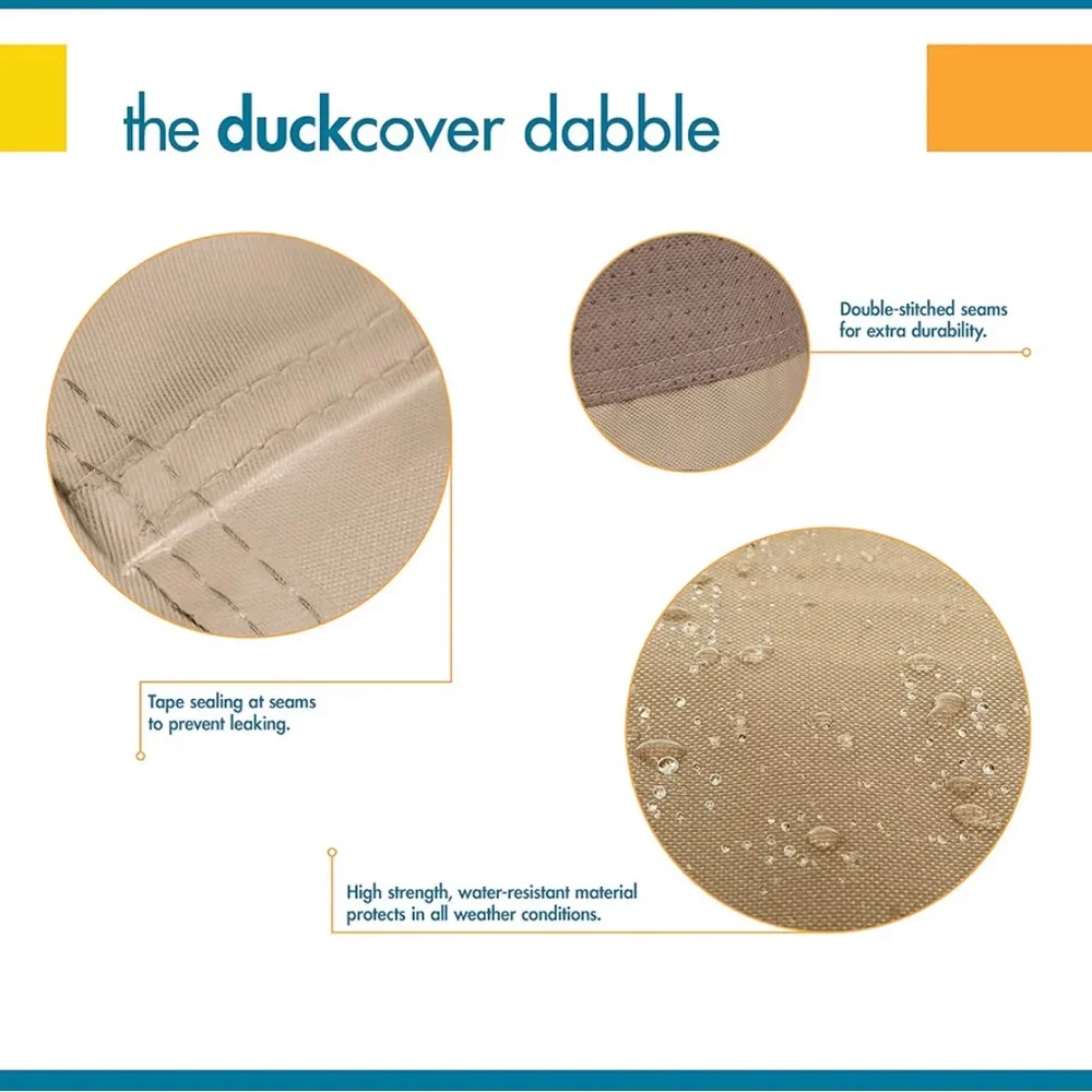 Duck Covers Elegant Waterproof 29 Inch W Patio Chair Cover, Outdoor Chair Covers
